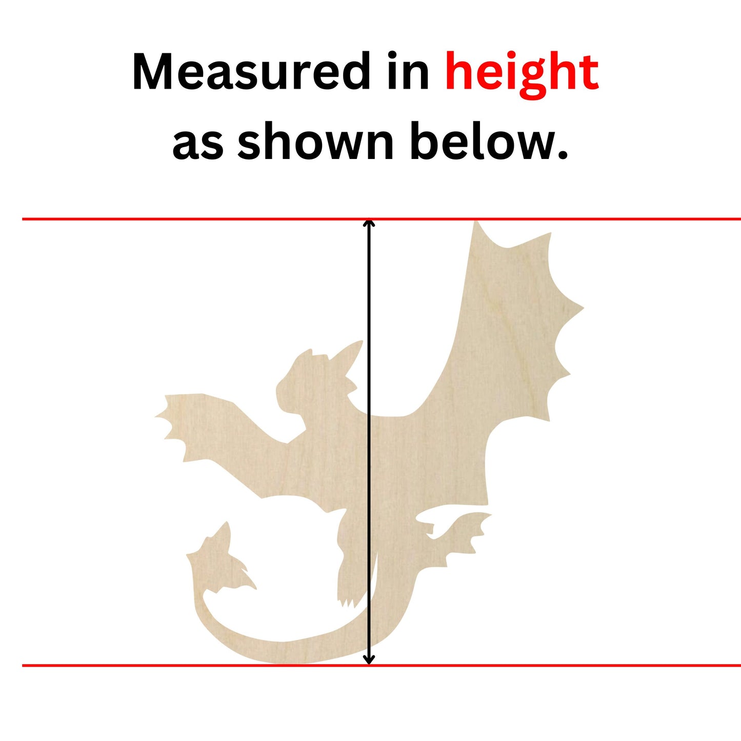 a wooden cutout of a dragon on a white background