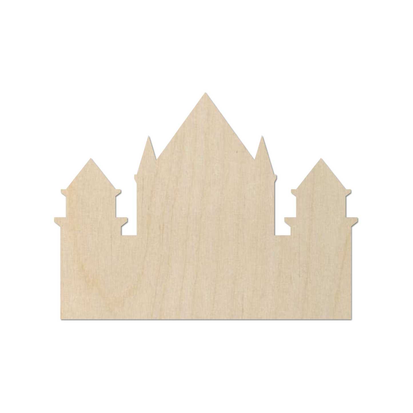 Wooden Castle Shape - DIY Craft