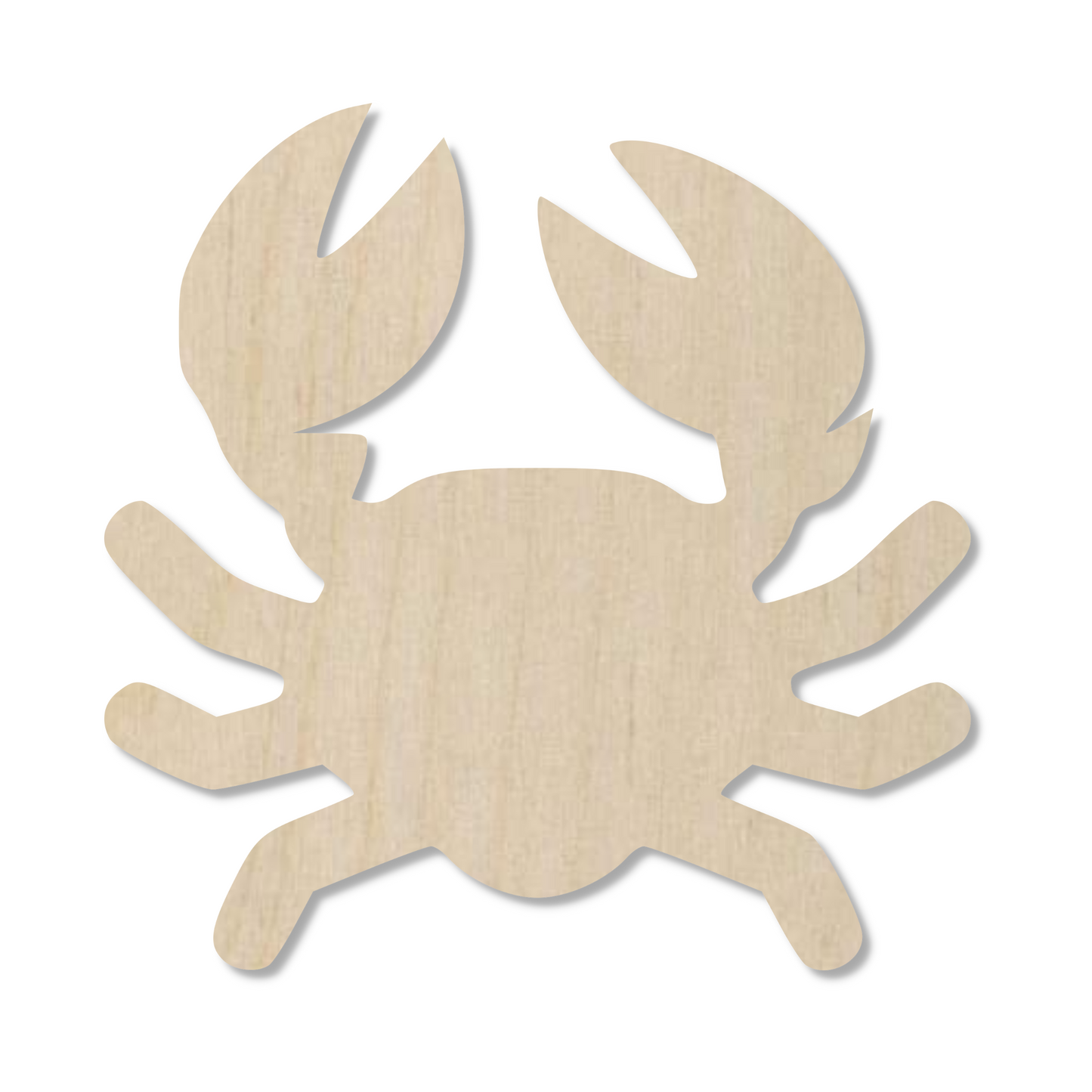 Wooden Crab Shape - DIY Craft