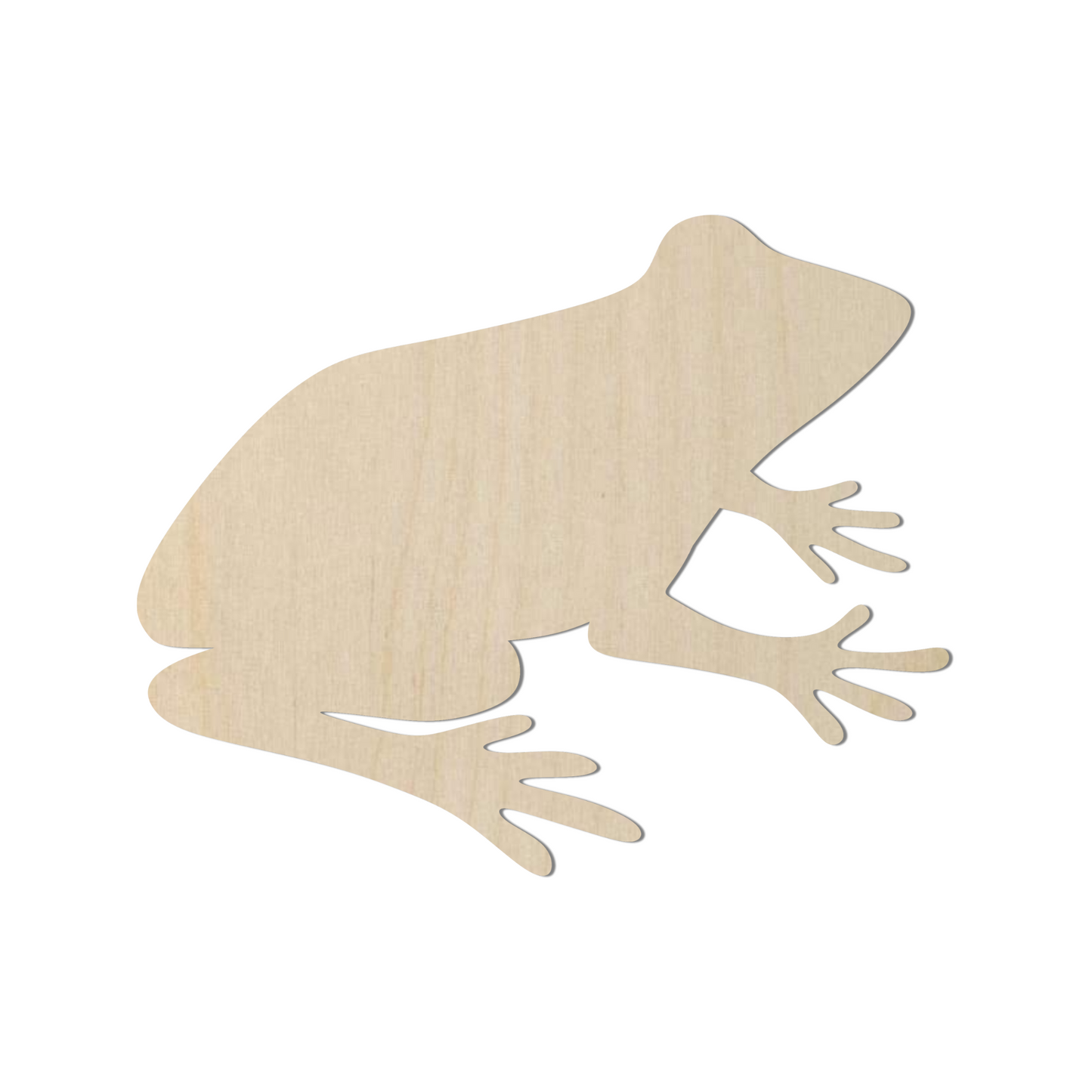 Wooden Frog Shape - DIY Craft
