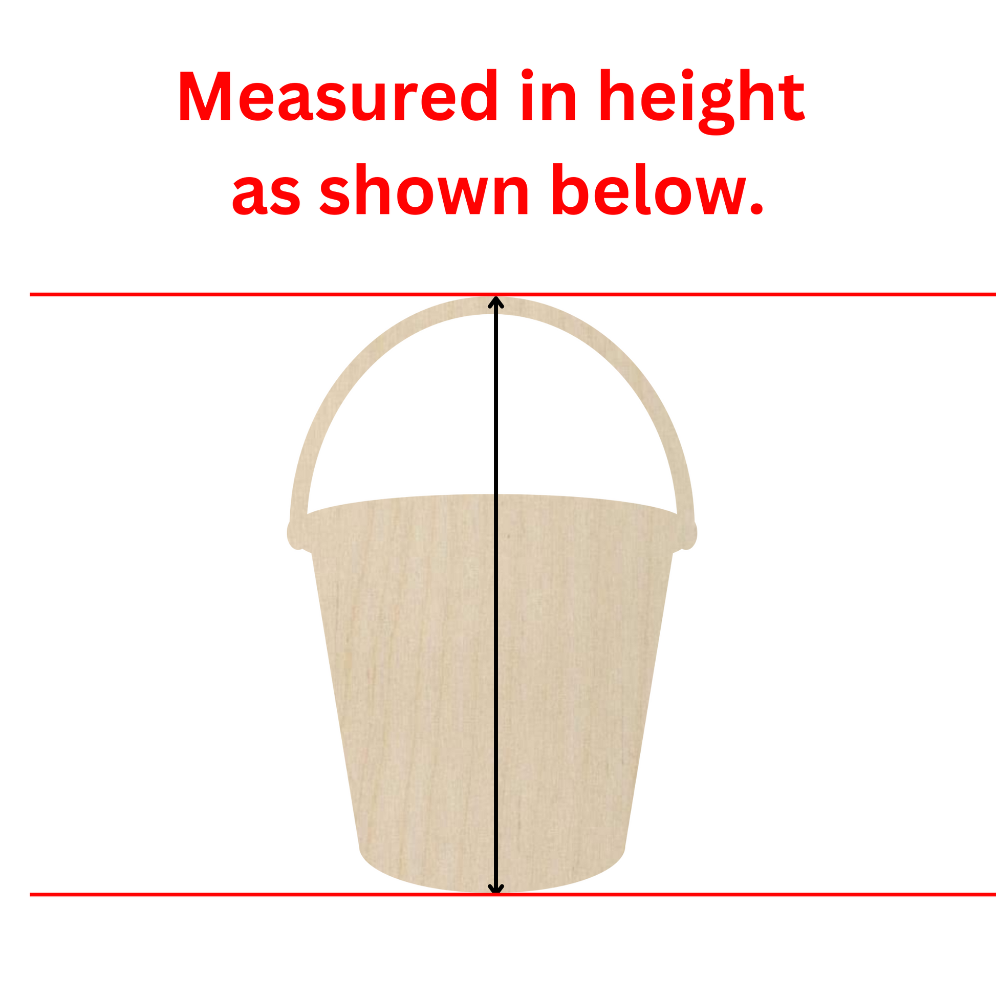 a picture of a basket with measurements