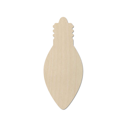 a wooden cutout of a leaf on a white background