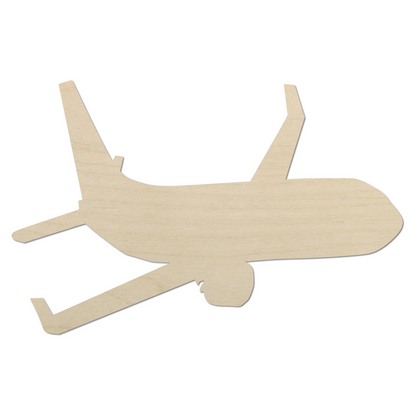 Wooden Airplane Shape Cutout