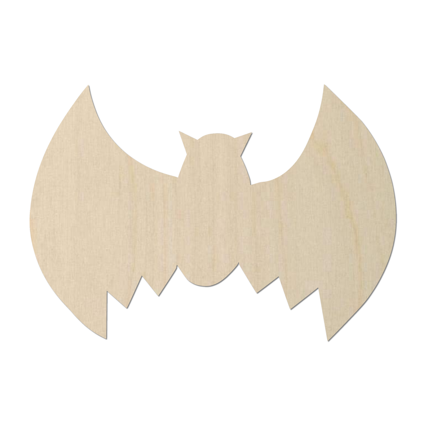 Wooden Bat Shape 09 - DIY Craft