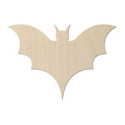 Wooden Bat Shape 02 - DIY Craft