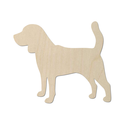 Wooden Beagle Dog Shape- DIY Craft