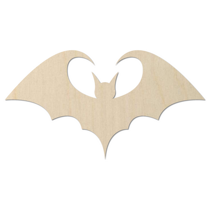 Wooden Bat Shape 03- DIY Craft