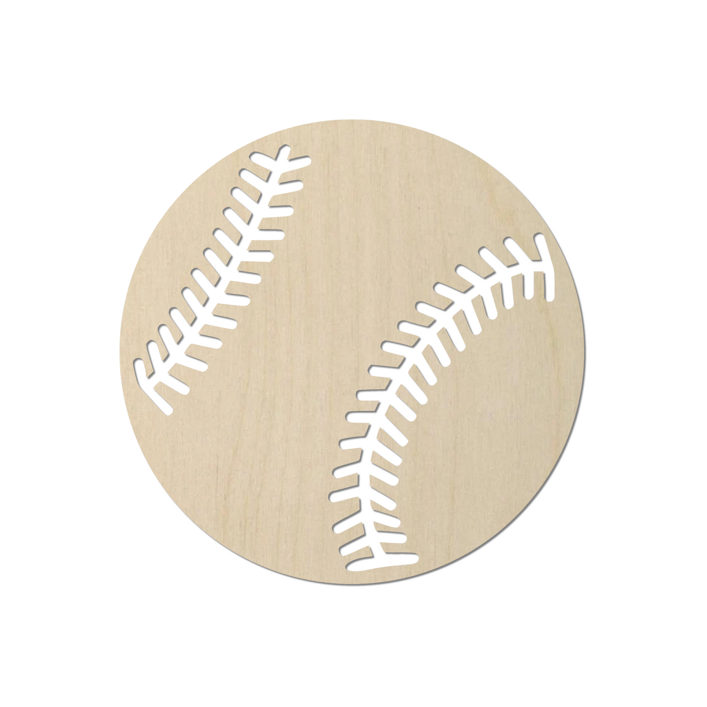 Wooden Baseball Shape