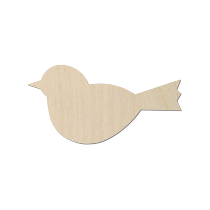 Wooden Bird Shape - DIY Craft