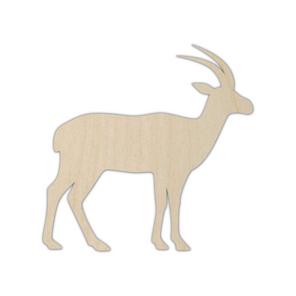 Wooden Antelope Shape Cutout