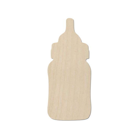 Wooden Baby Bottle Shape