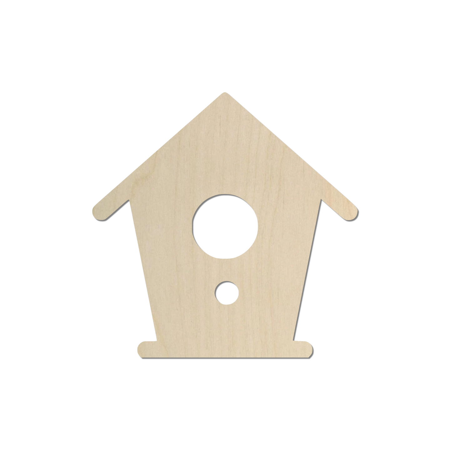 Wooden Birdhouse Shape - DIY Craft