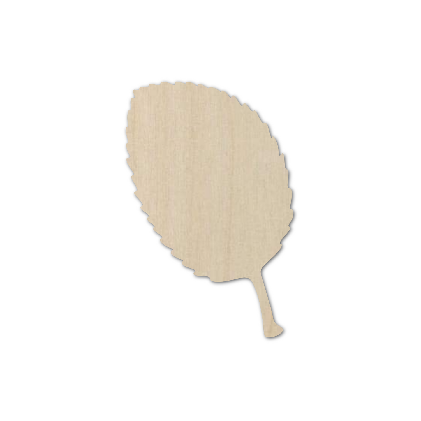 Wooden Apple Leaf Shape Cutout