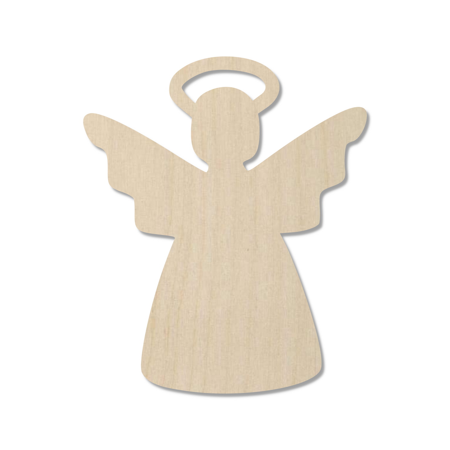 Wooden Angel Shape Cutout - DIY Craft