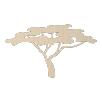 Wooden African Tree Shape - DIY Craft