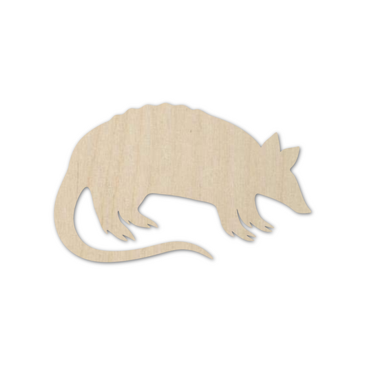 Wooden Armadillo Shape Cutout