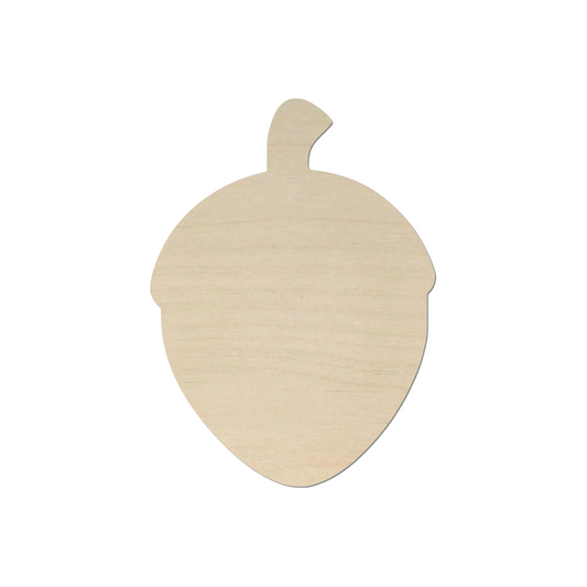 Wooden Acorn Shape 02