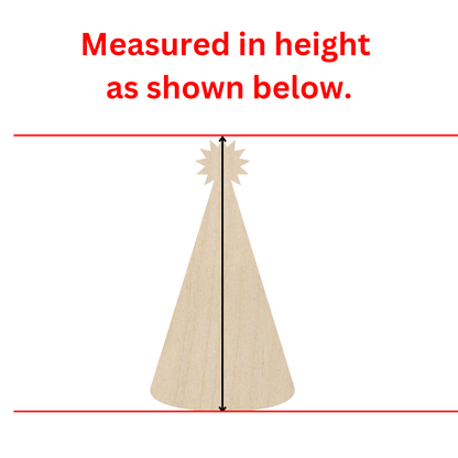 the height of a wooden christmas tree