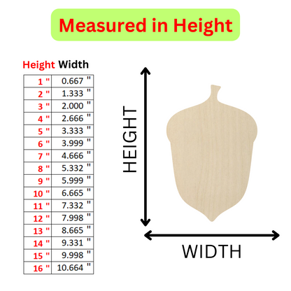 the height of a wooden cutting board with measurements