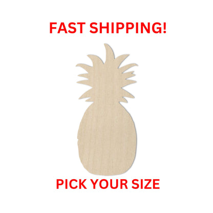 Wooden Pineapple Shape | Pineapple Fruit Cutout | Craft Supplies | Food Cooking Summer | Kitchen Dining Decor | Crafting Supplies