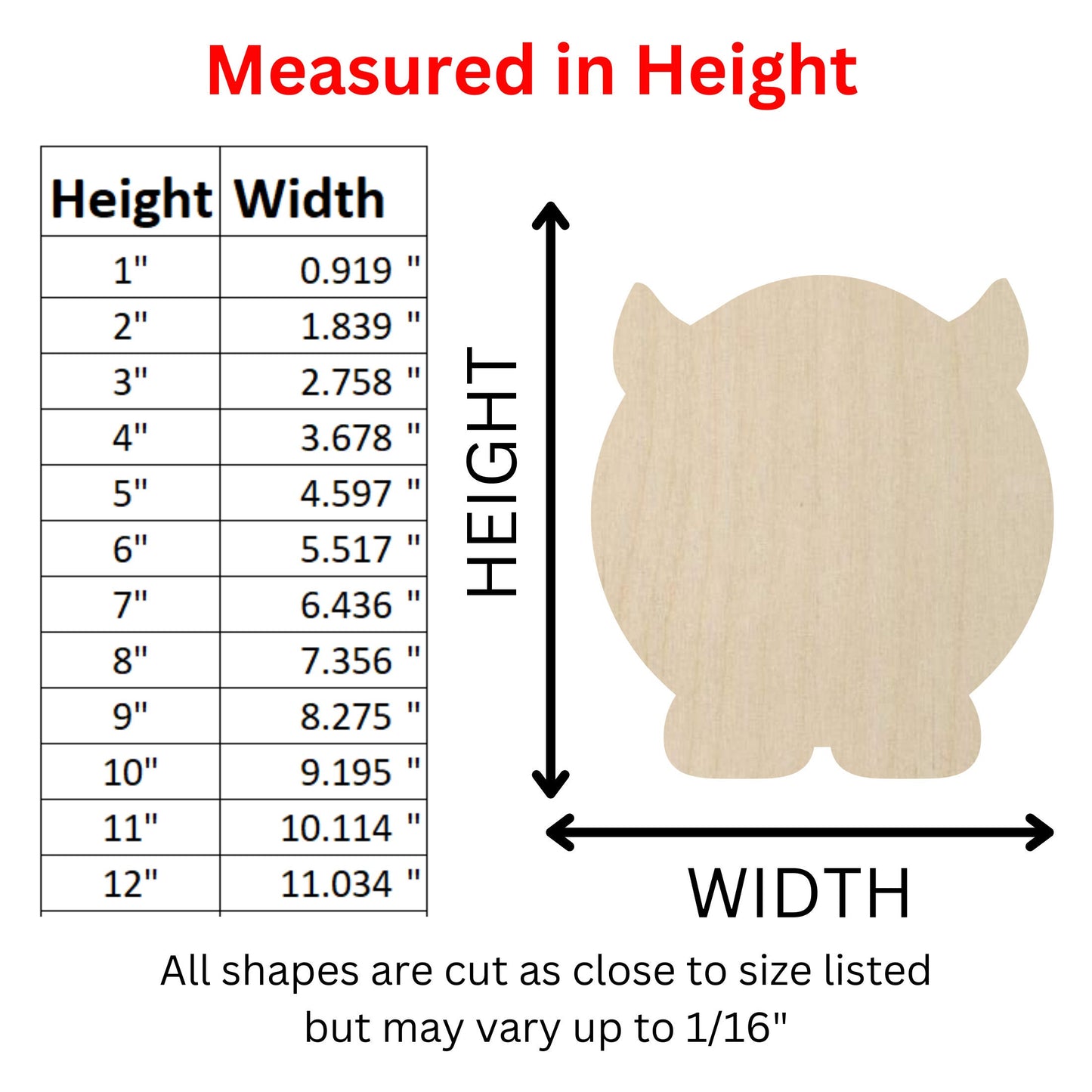 Wooden Pig Shape | Pig Wood Cutout Shape | Laser Cut Blanks | | DIY Craft Blanks