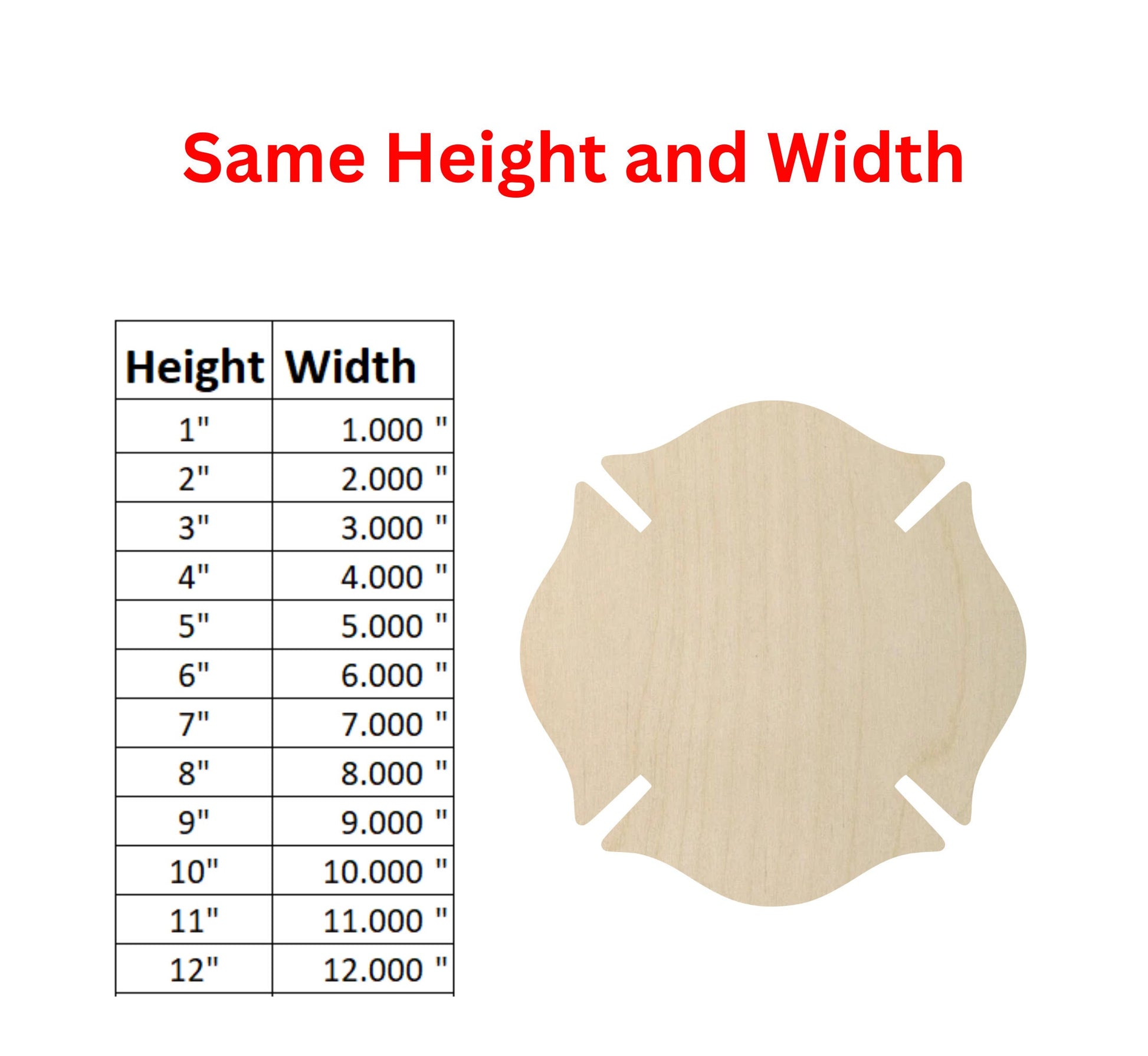 some height and width of a wooden board