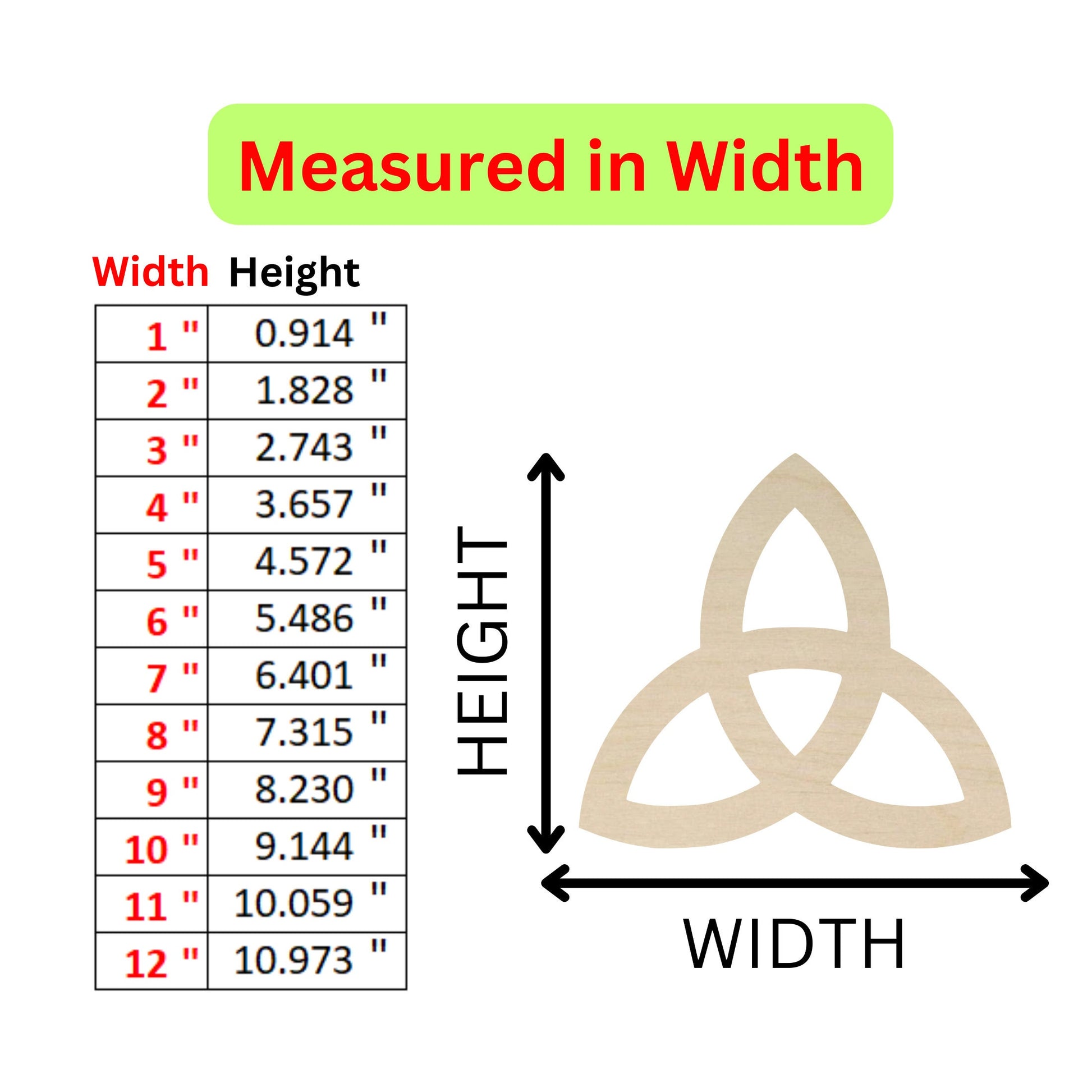 a diagram showing the height of the width of the width of the width of the