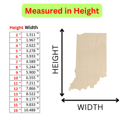 a wooden ruler with measurements for the height of the wood