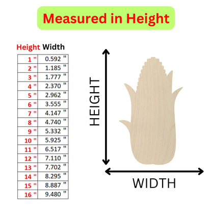 the height of a wooden plant with measurements