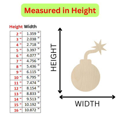 a height chart for a wooden object with measurements