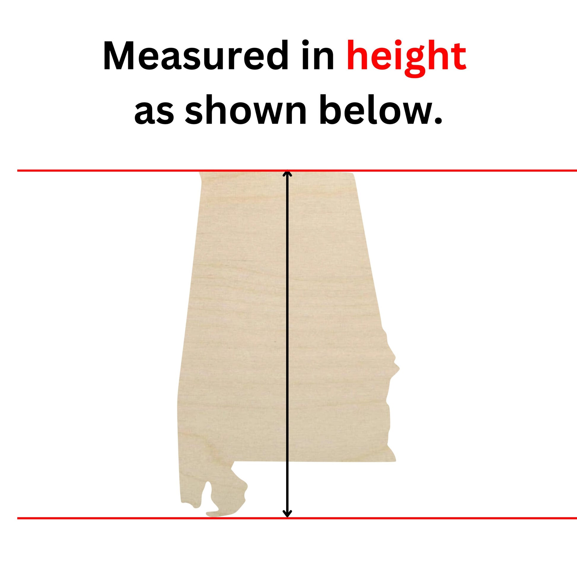 a picture of a wooden state with measurements