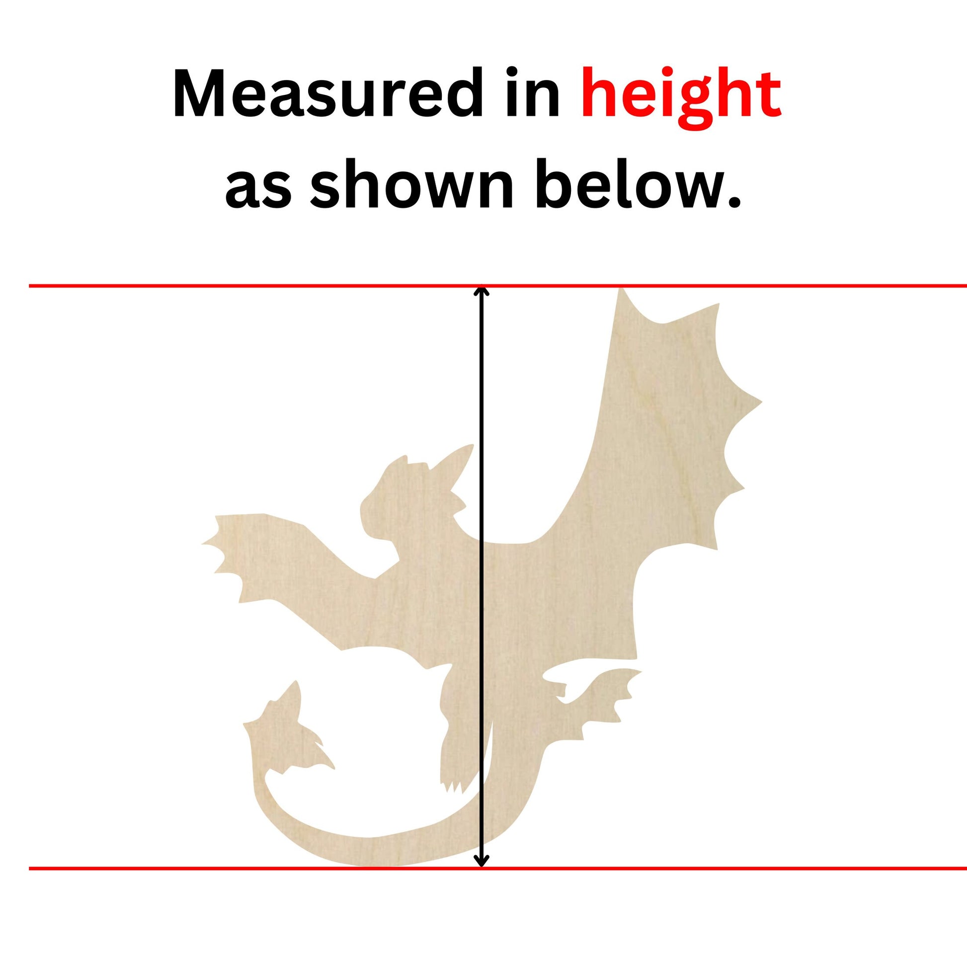 a wooden cutout of a dragon on a white background