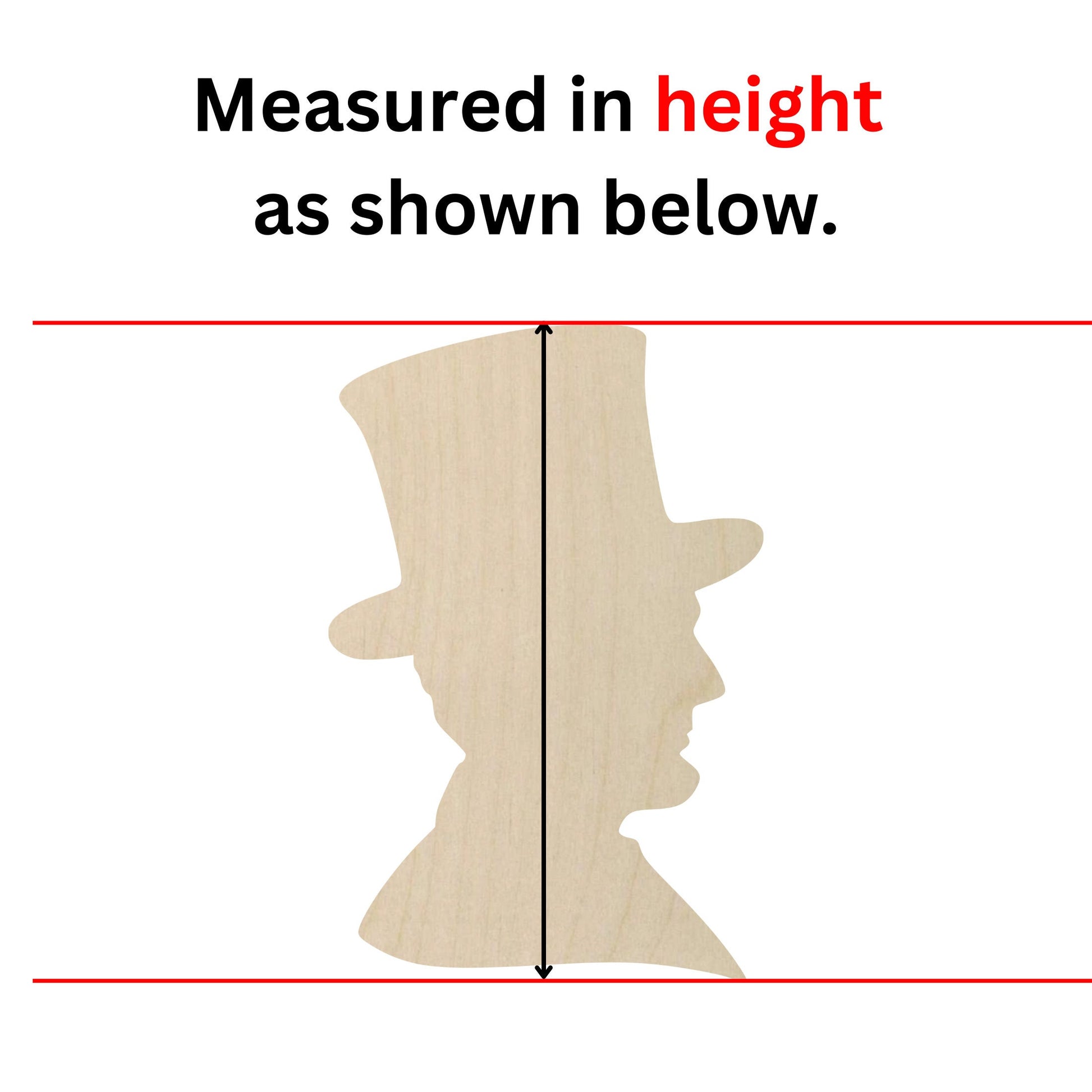 a wooden cutout of a man&#39;s face with a hat