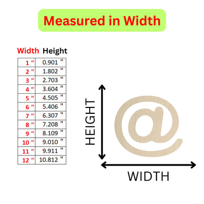 the height of a wooden sign with measurements