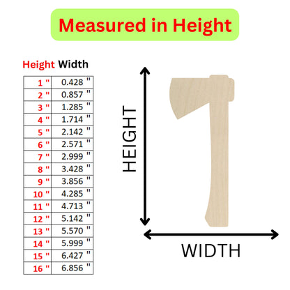 the height of a wooden hammer with measurements