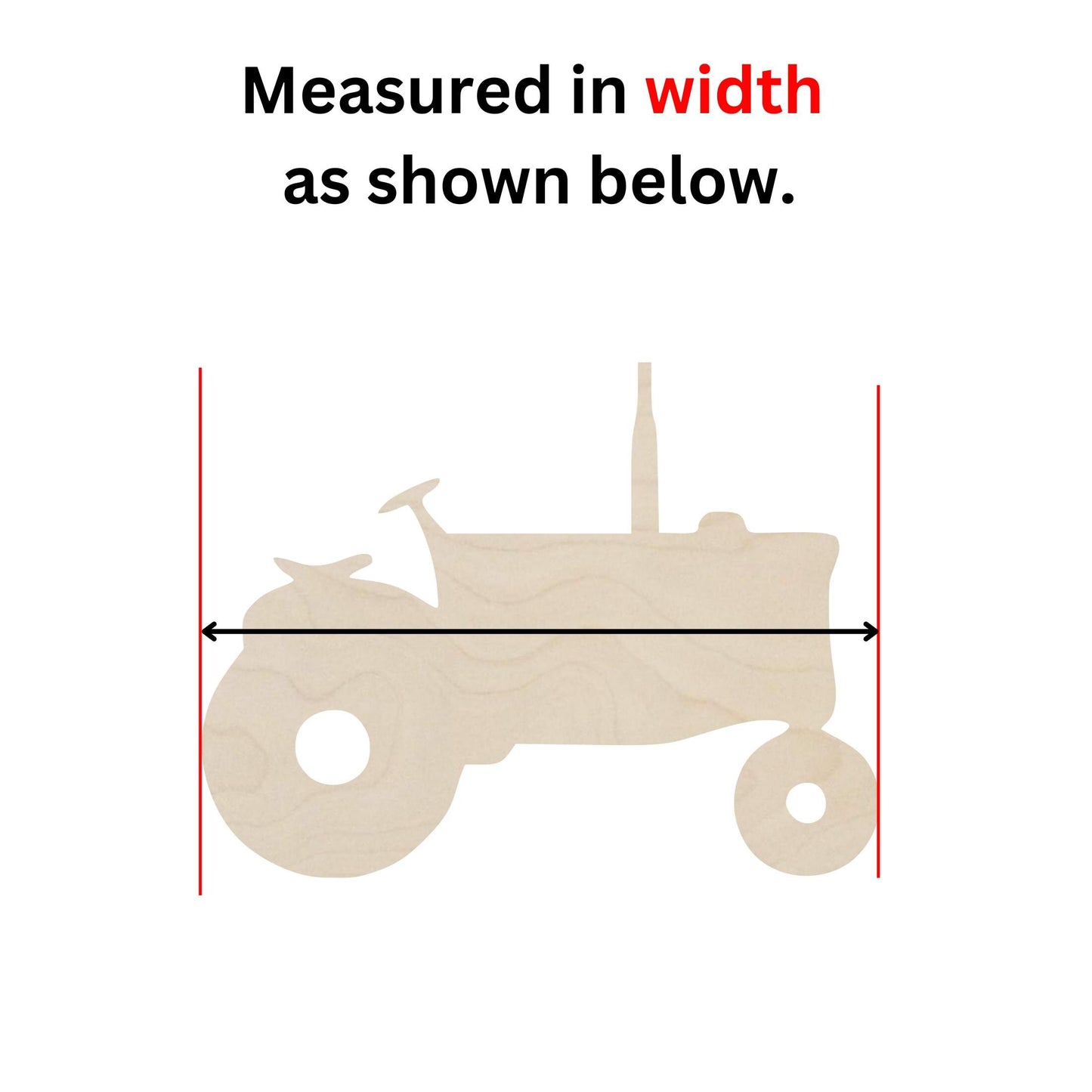 a drawing of a tractor with a line going through it