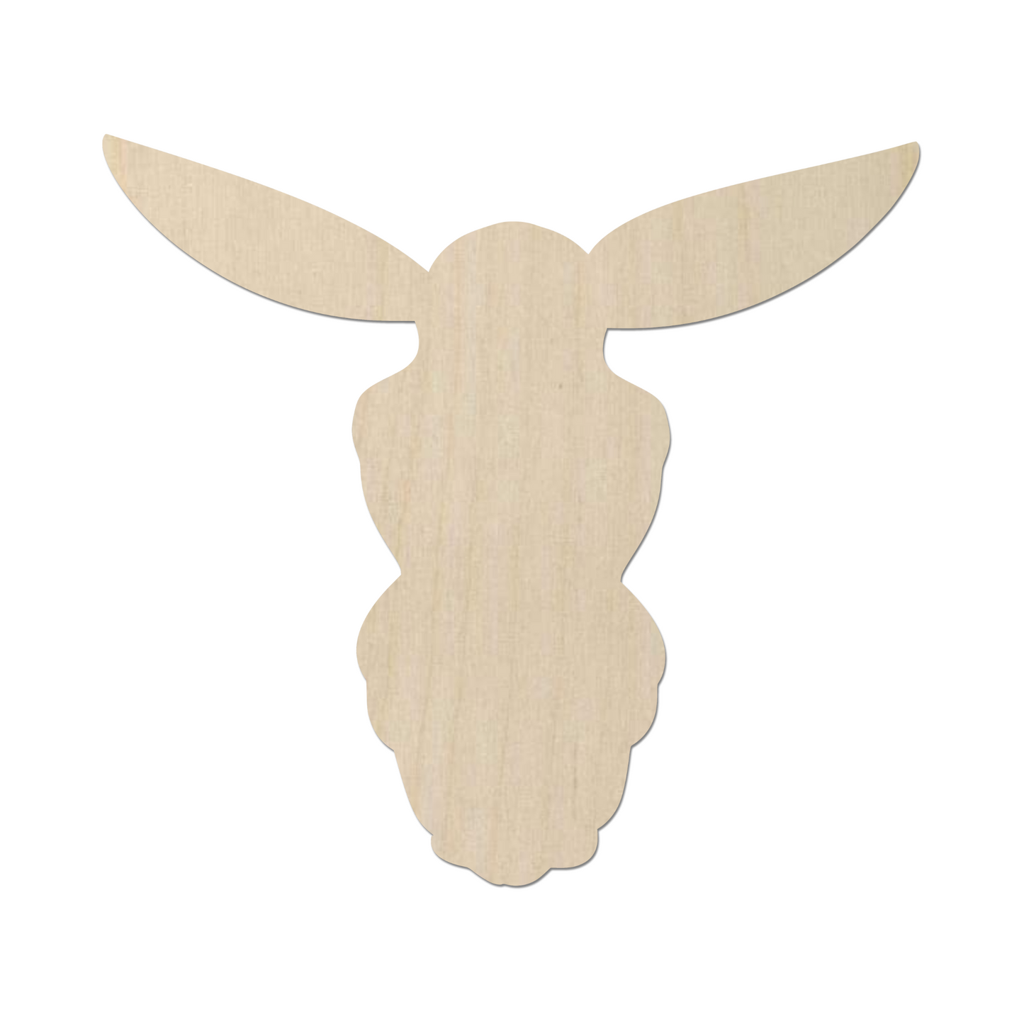 Wooden Donkey Head Shape   - DIY Craft