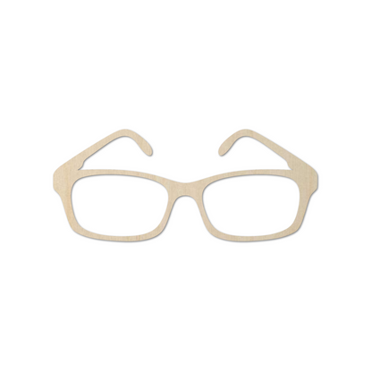 a pair of glasses on a white background