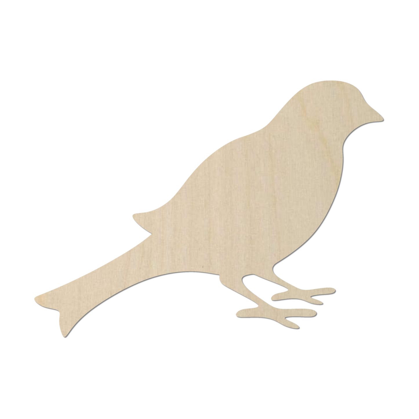 Wooden Bird Shape - DIY Craft