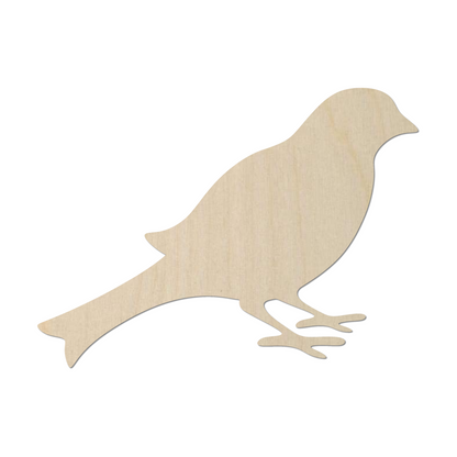 Wooden Bird Shape - DIY Craft