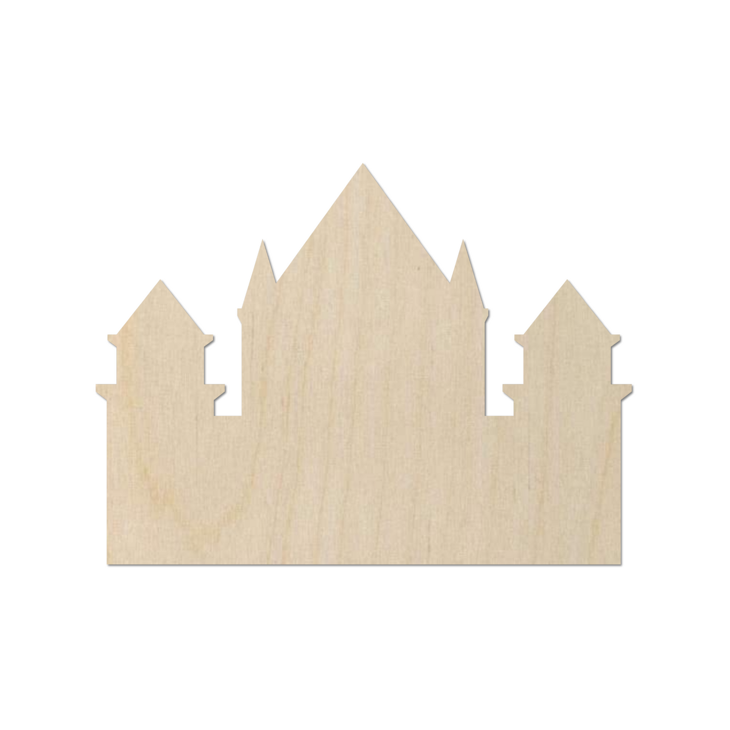 Wooden Castle Shape  - DIY Craft