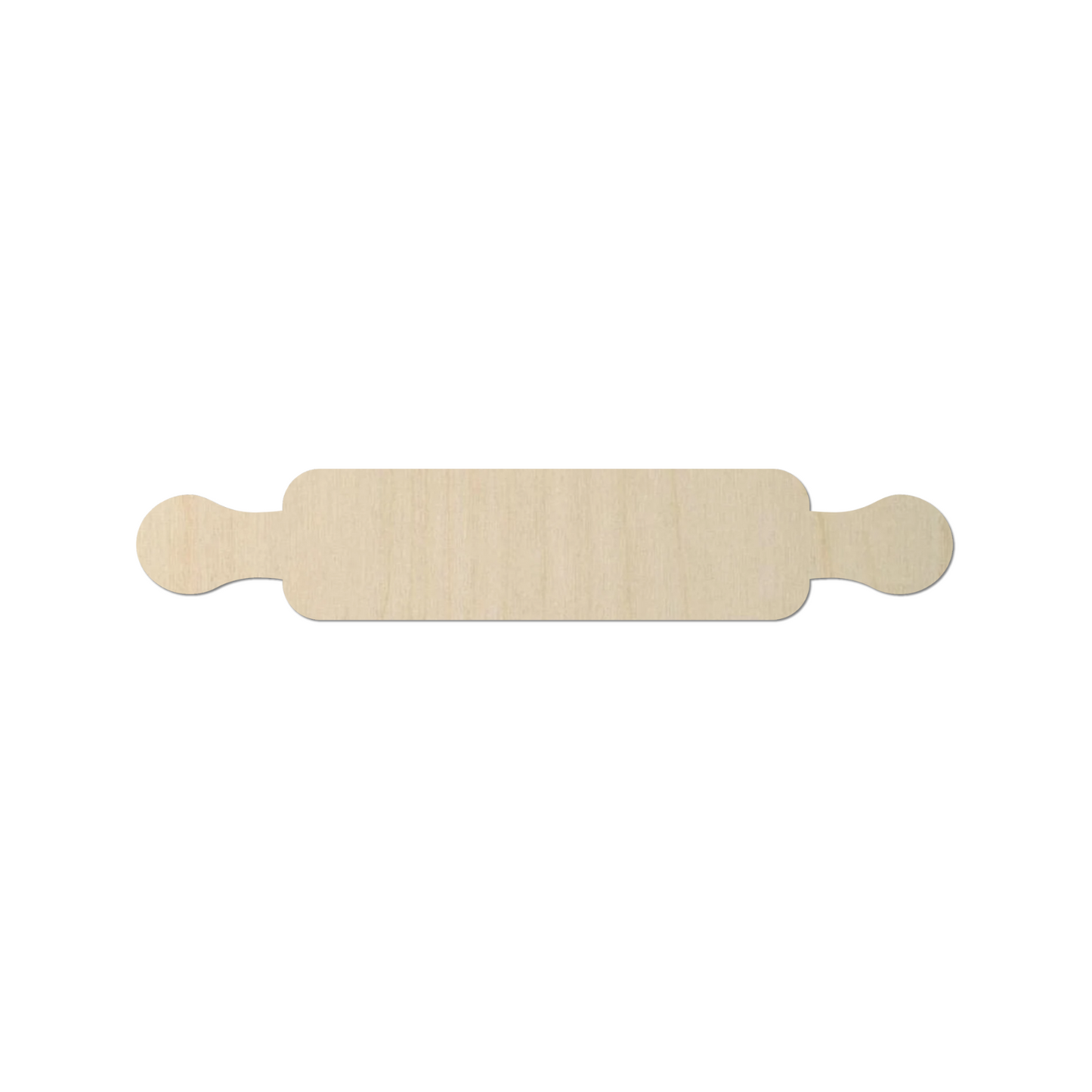 Wooden Rolling Pin Shape - DIY Craft