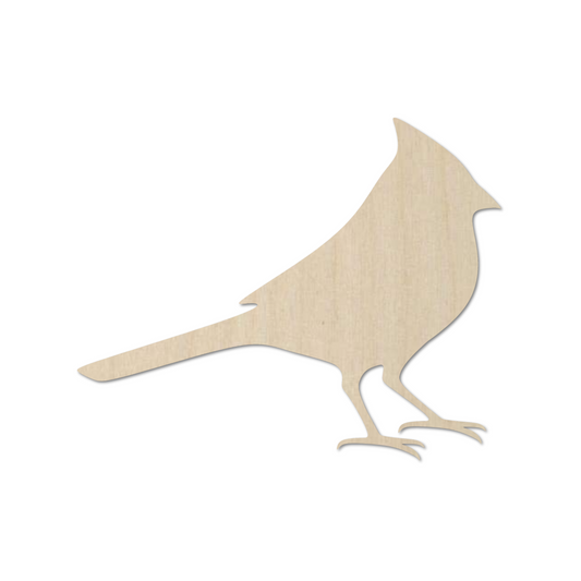 Wooden Cardinal Shape- DIY Craft