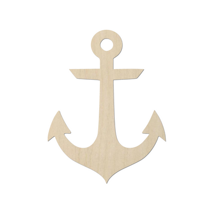 Wooden Anchor Shape 02