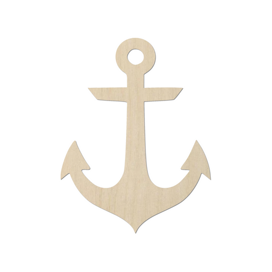 Wooden Anchor Shape 02