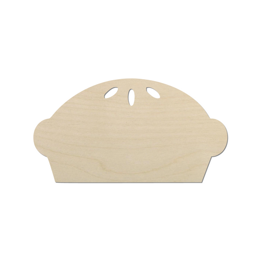 a wooden cutout of a cupcake