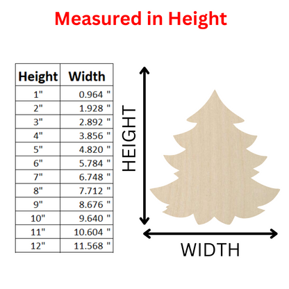 Wooden Christmas Tree Shape- DIY Craft