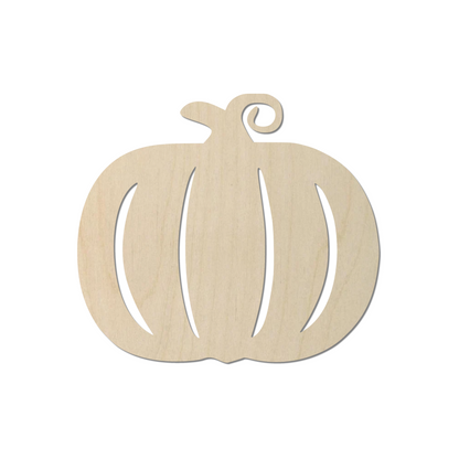 Wooden Pumpkin Shape 06 - DIY Craft