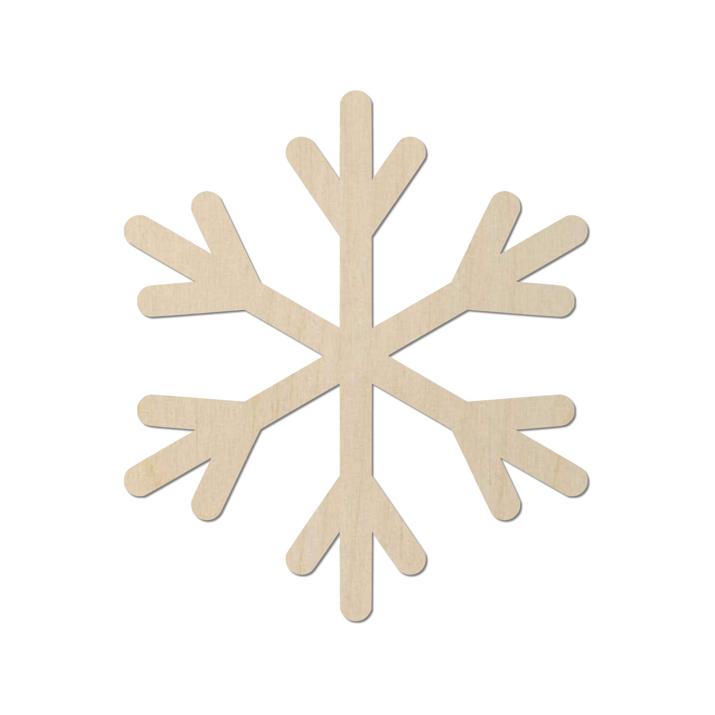 Wooden Snowflake Shape- DIY Craft