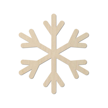 Wooden Snowflake Shape- DIY Craft